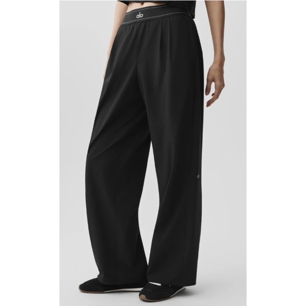 Alo Yoga Suit Up Trouser Regular Black Size Medium - Picture 5 of 10